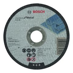 Bosch Professional Accessories 2608603166 Cut-off wheel straight Standard for Metal A 30 S BF, 125 mm, 22.23 mm, 2.5 mm