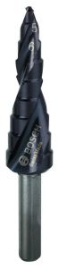 Bosch Professional Accessories 2608588065 Step drill bit HSS-AlTiN 4-12 mm 3-fluted shank