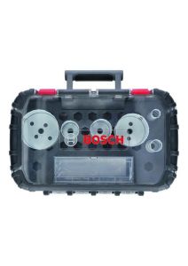 Bosch Professional Accessories 2608594190 9-piece hole saw set Power-Change Wood and Metal 19 / 25 / 38 / 44 / 68 / 83 mm