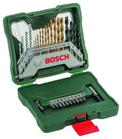 Bosch DIY Accessories 2607019324 30-Piece set with drills, bits, Bit holder and countersink in hand-heldy case