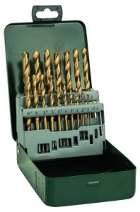 Bosch DIY Accessories 2607019437 19 pcs. HSS-Tin metal drill bits set titanium