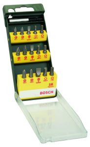 Bosch DIY Accessories 2607019453 16-piece screw bit set