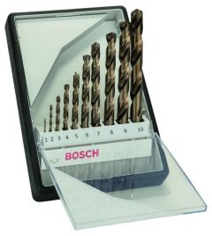 Bosch DIY Accessories 2607019925 10-piece HSS metal drill set