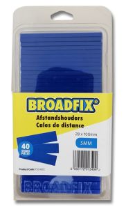 BROADFIX F5C40EC Flat shims 100x28mm, 4mm, 50 pieces