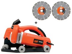 811242 D90 Wall Chaser (incl. 2 x Diamond saw blade Xtreme)