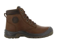 DAKARS3LEA Breathable all-leather safety shoe brown