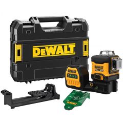 DeWalt DCE089NG18-XJ Self-levelling Cross Line Laser 3x360° Green Beam 12/18 Volt excl. batteries and charger