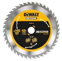 DeWalt Accessories DT99561-QZ XR Circular saw blade 165mm x 20mm 42T CSB