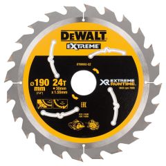 DeWalt Accessories DT99562-QZ XR Circular saw blade, 190 x 30 x 24T, CSB