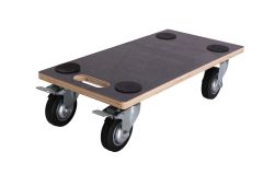 DIGGERS DIG801 Diggers plywood dolly, 58x30cm, 400kg capacity, 95mm rubber steel wheels, FSC 100%