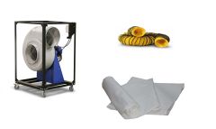 Dryfast TFV300LSAU Radial fan with 1 dust bag and 1 air hose 10 metres