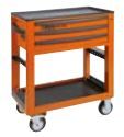 Beta 050006331 Service trolley with 3 drawers and 189-piece assortment of tools Orange