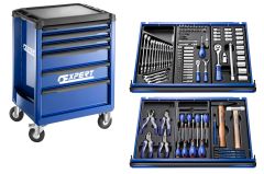 E220310 Tool Cart 6 Drawers Filled 123-Piece