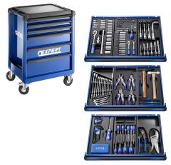 E220314 Tool Cart 6-Drawer Filled 209-Piece
