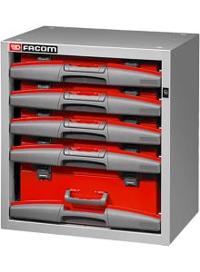 F50000024 High cabinet with 5 removable boxes 495 mm