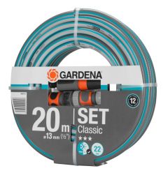 Gardena 18008-20 Garden hose Classic 1/2 20mtr + fittings