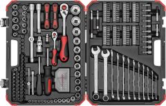 Gedore RED 3300185 R46003232 socket wrench set 1/4" + 1/2" Metric 232-Piece