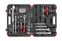 Gedore RED 3300186 R46003097 Socket wrench set 1/4" + 1/2" Metric 97-Piece