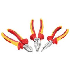 Gedore 1550594 VDE S 8003 H VDE pliers set with sleeve insulation 3-piece