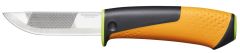 1023619 Heavy duty knife with sharpener (green)