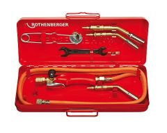 Rothenberger 31092 AIRPROP brazing set without propane regulator in steel case (14-16-19mm)