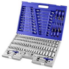 Facom Expert E034835 Set of miscellaneous tools 1/4 + 3/8" sockets - 126 pieces
