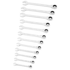 Stanley STMT82847-0 Ring Wrench Set with Ratchet Ring 12-Piece
