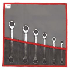 Facom 64.JE6T Ring spanner set 12-sided metric measures 6-Piece