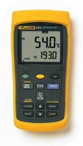 Fluke 3821081 54-2 B Digital Thermometer 50 Hz with 2 channel input