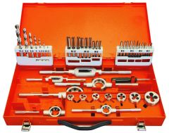 91004 Thread cutting tool set HSS-G 44 parts M3-M12