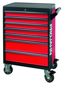 Projahn 5501-191 Filled workshop trolley GALAXY with 7 drawers, 229-piece. Proficraft equipment red / anthracite