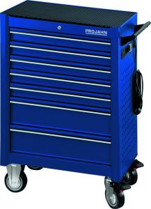Projahn 6501-51 Workshop trolley UNIVERSE with E-Power electric divider with 7 blue drawers
