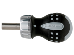 Bahco 808050S Ratchet screwdriver Stubby