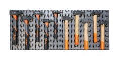 066000423 6600 M/423 Assortment of 29 tools, with hooks without panel