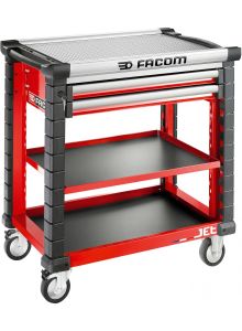 Facom JET.UC3S2DM4A JET Workshop cart 2 shelves M4 Red