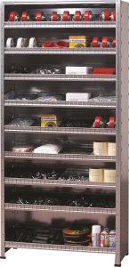 K20920 Galvanised shelf cabinet