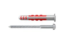 Fischer 557727 DuoSeal 6 x 38 with stainless steel A2 round head screw