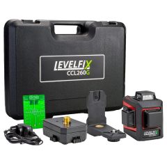 Levelfix 556150 CCL260G 360° Cross Line Laser Green