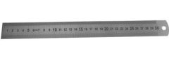 07074096 Ruler stainless steel 300x30x1.0mm mm+1/2mm double-sided