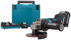 Makita GA032GM201 Angle Grinder 40V max 4,0Ah Li-Ion with AWS and safety switch 125mm in MakPac