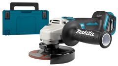 Makita DGA513ZJ 18V Angle Grinder 125 mm with brake in MakPac excl. batteries and charger