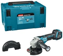 Makita DGA517ZJ 18V Angle grinder 125 mm with brake excl. batteries and charger in MakPac