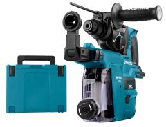 Makita DHR242ZJW Combination Hammer 18 Volt Body DX06 Built-in extraction excl. batteries and charger