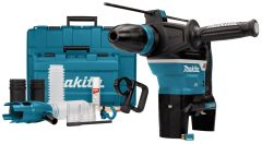 Makita DHR400ZUN1 Combination hammer 2 x 18V excl. batteries and charger sds-max with AWS transmitter and dust extraction kit
