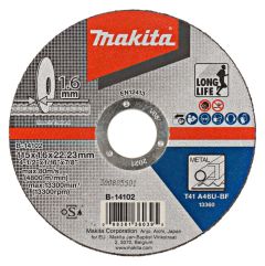 Makita Accessories B-14102 Cut-off wheel Metal 115 x 22.2 mm 10 pieces