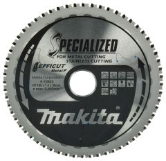 Makita Accessories E-12843 Circular saw blade stainless steel / steel Efficut 185x30x1.4 60T