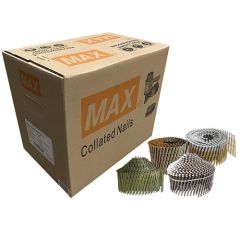 Max GCN50009 Coil nail Ring Flat Stainless Steel Spherical Head - 2.5x65mm