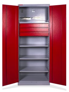 856001310 DEK7838L Universal storage cabinet with shelves and drawers 1840x635x610 mm