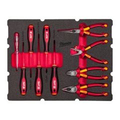 Milwaukee Accessories 4932493637 Screwdriver and Pliers Set PACKOUT Foam Inlay 9-piece