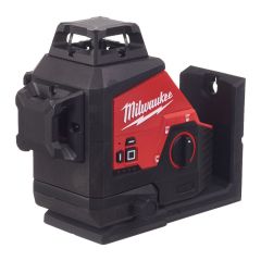 Milwaukee 4933478103 M12 3PL-0C Cross line laser with 3 green 360° laser circles 12V excl. batteries and charger